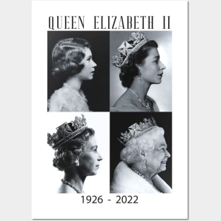 Rip Queen Elizabeth II God Bless the beautiful Queen 1926-2022 Posters and Art